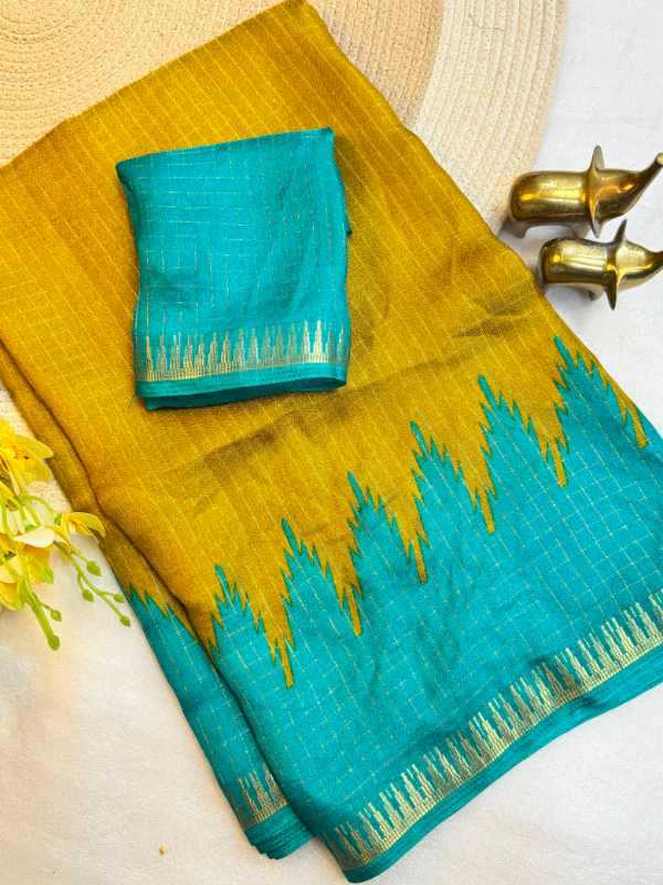 YNF Wholesale Chinon Printed Sarees  | Surat Manufacturer