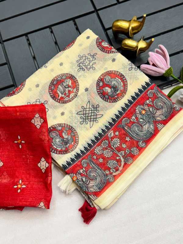 YNF Wholesale Cotton Printed Sarees  | Surat Manufacturer
