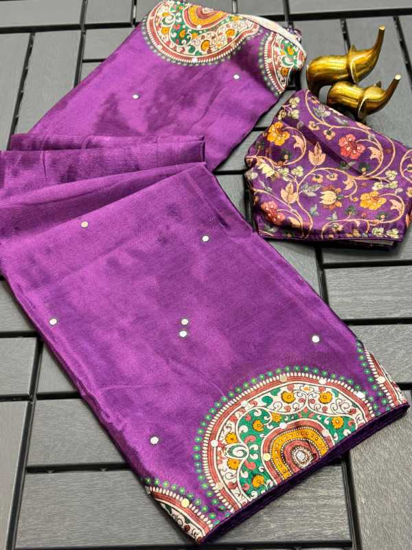 YNF Wholesale Chinon Designer Sarees  | Surat Manufacturer
