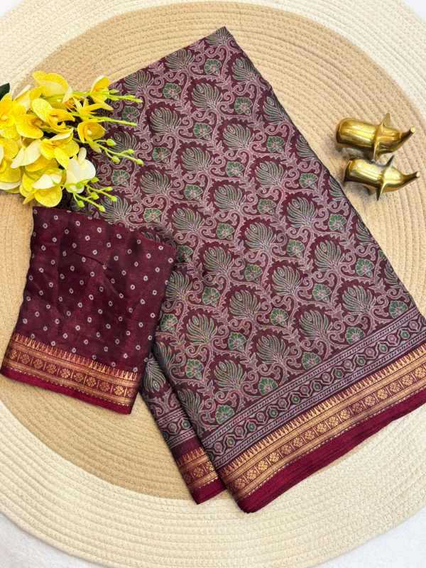 YNF Wholesale Cotton Printed Sarees  | Surat Manufacturer