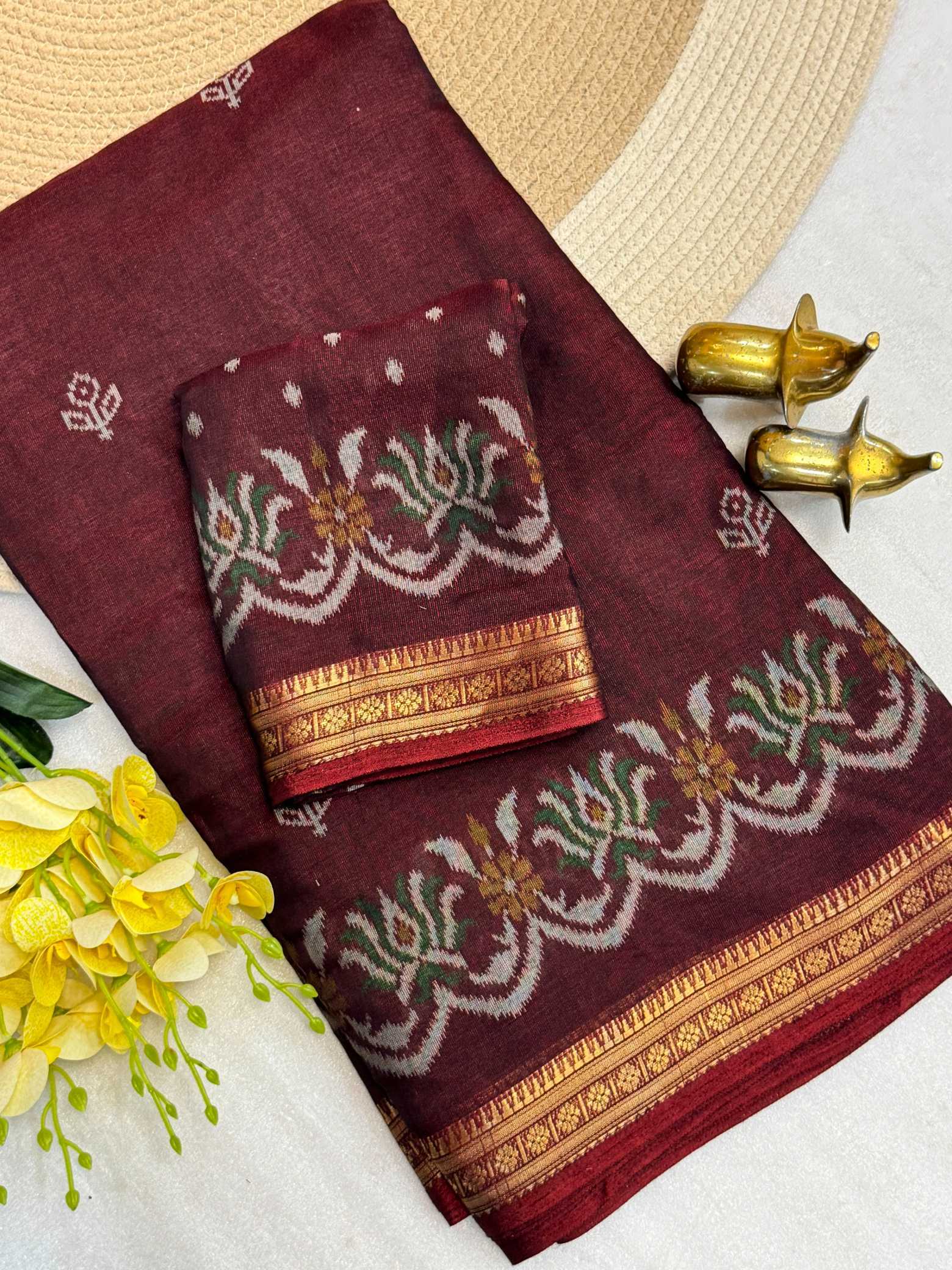 YNF Wholesale Cotton Printed Sarees KESH187 Radha-2 | Surat Manufacturer