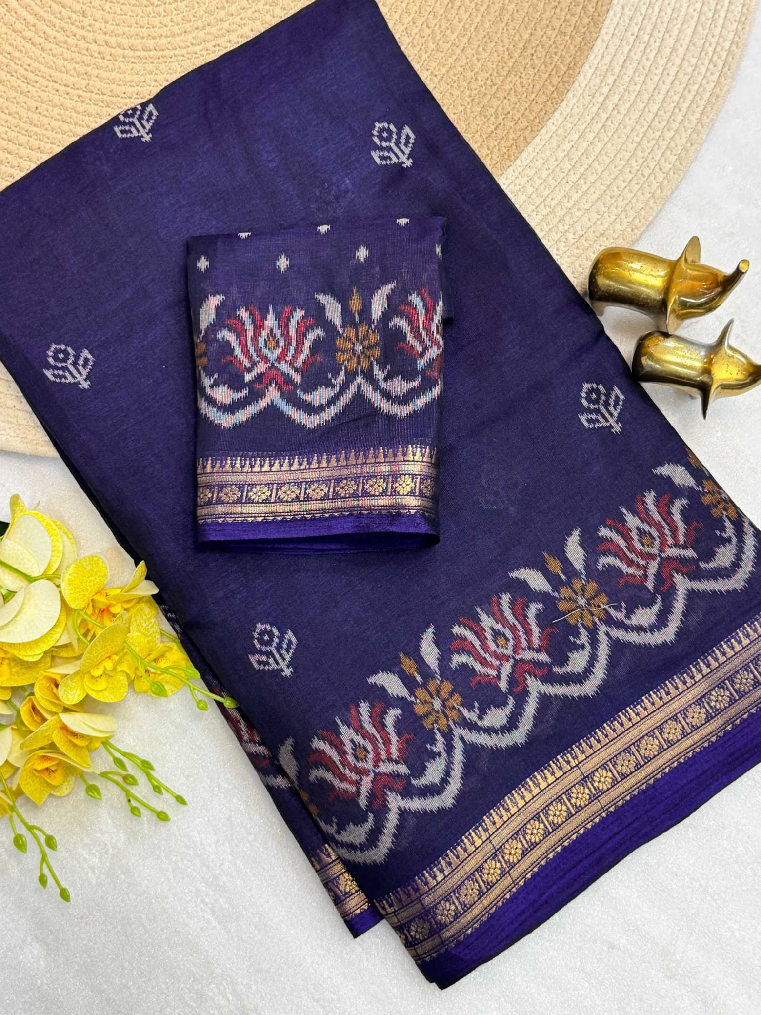 YNF Wholesale Cotton Printed Sarees KESH187 Radha-2 | Surat Manufacturer