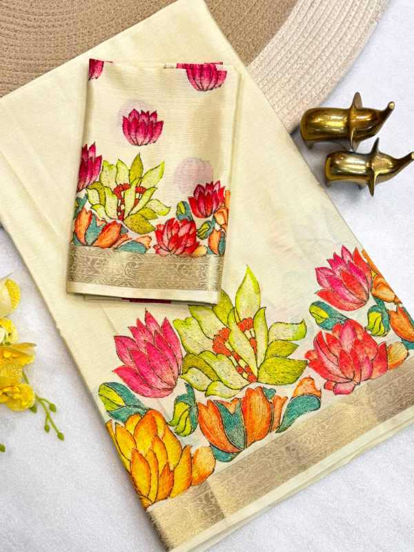 YNF Wholesale Chinon Silk Printed Sarees  | Surat Manufacturer
