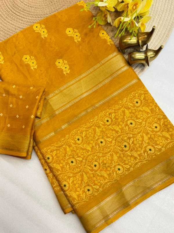 YNF Wholesale Crepe Silk Printed Sarees KESH187 Tripti | Surat Manufacturer