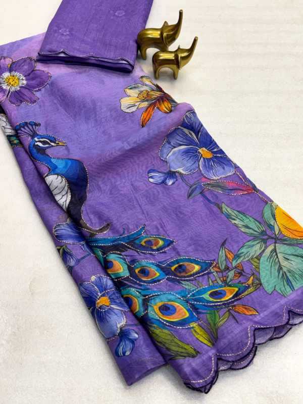 YNF Wholesale Chanderi Cotton Printed Sarees  | Surat Manufacturer