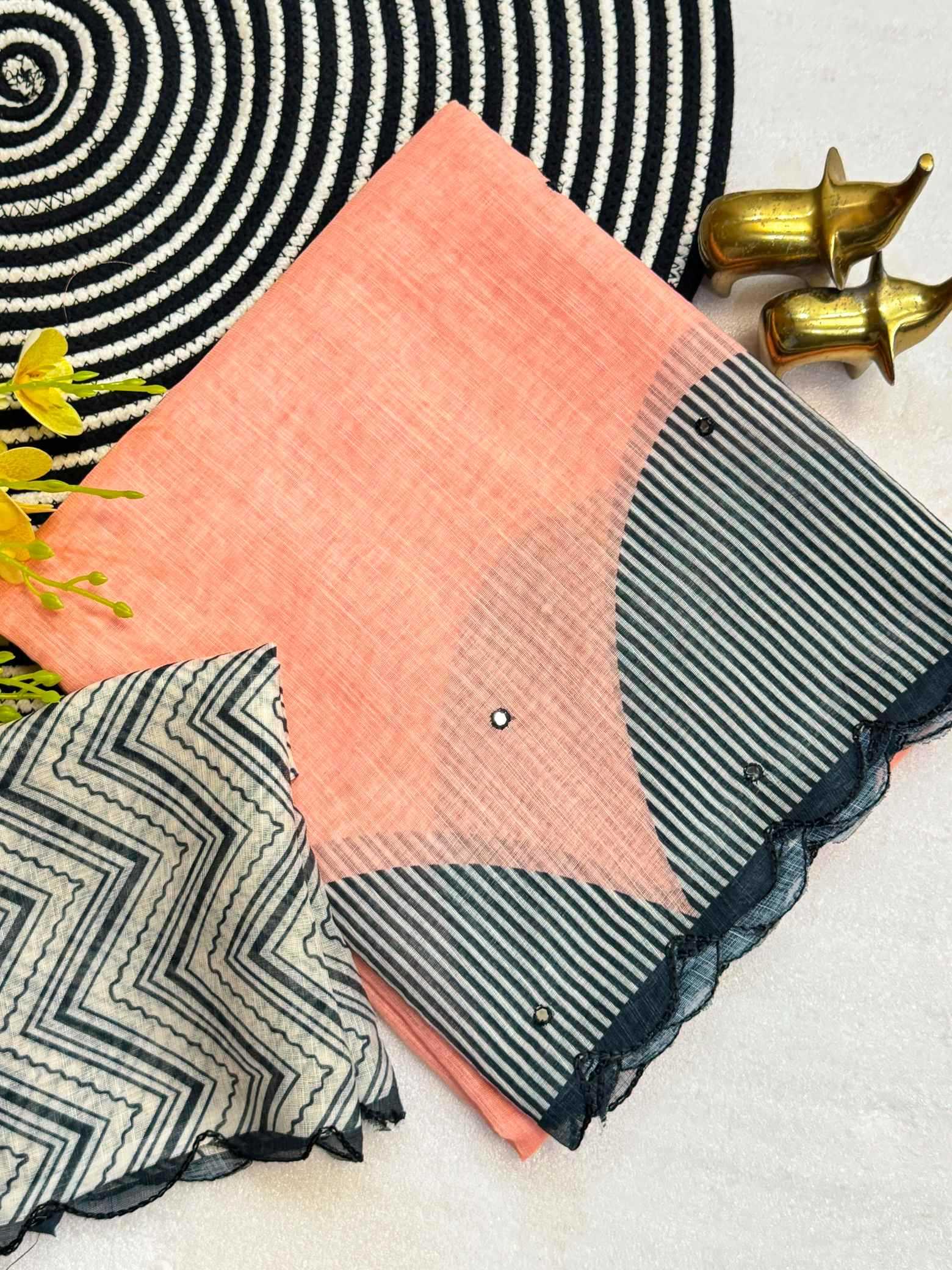 YNF Wholesale Cotton Printed Sarees  | Surat Manufacturer