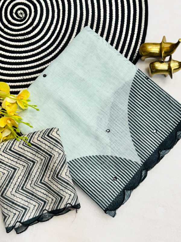 YNF Wholesale Linen Designer Sarees  | Surat Manufacturer