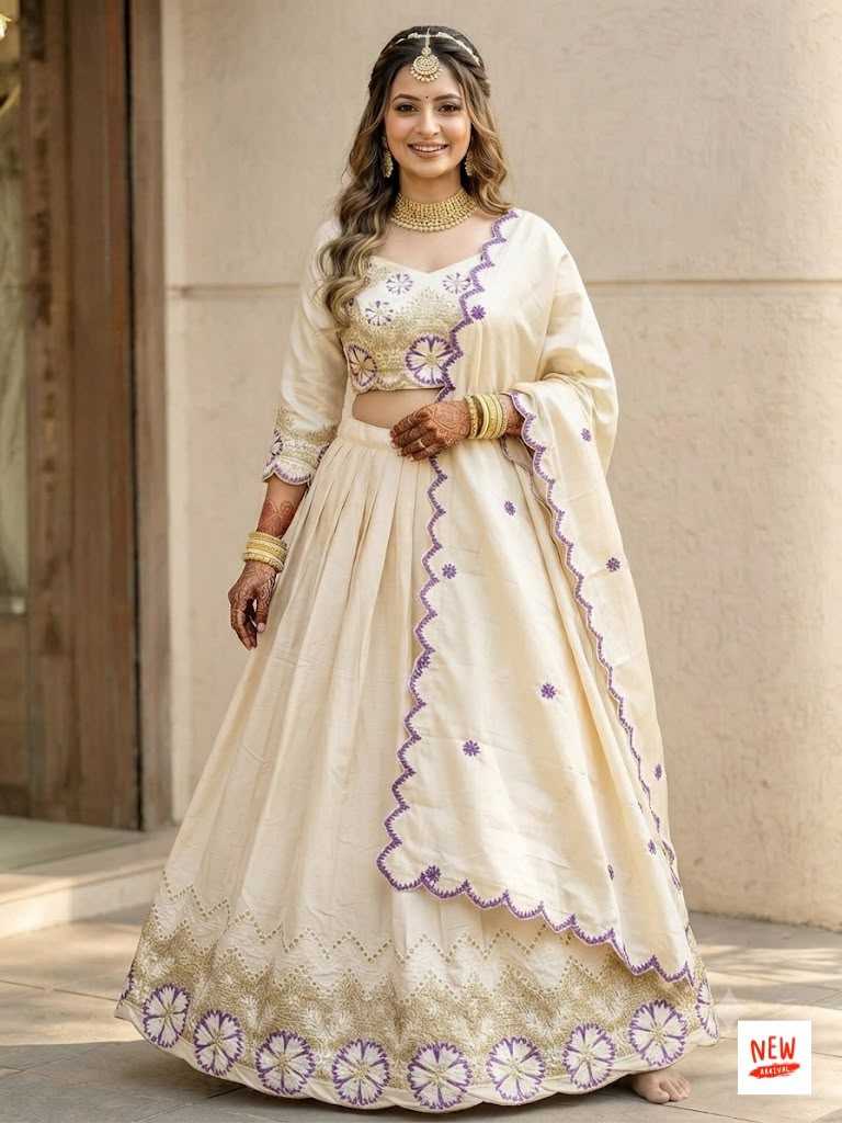 YNF Wholesale Cotton Zari Work Lehenga  | Surat Manufacturer