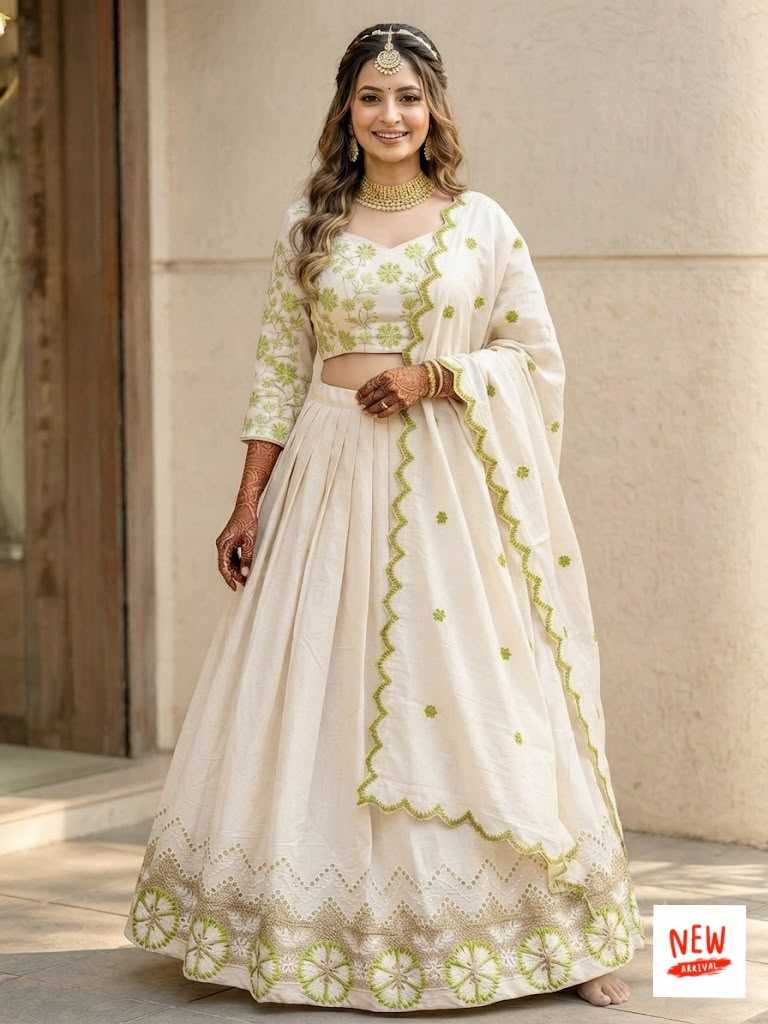 YNF Wholesale Cotton Zari Work Lehenga  | Surat Manufacturer