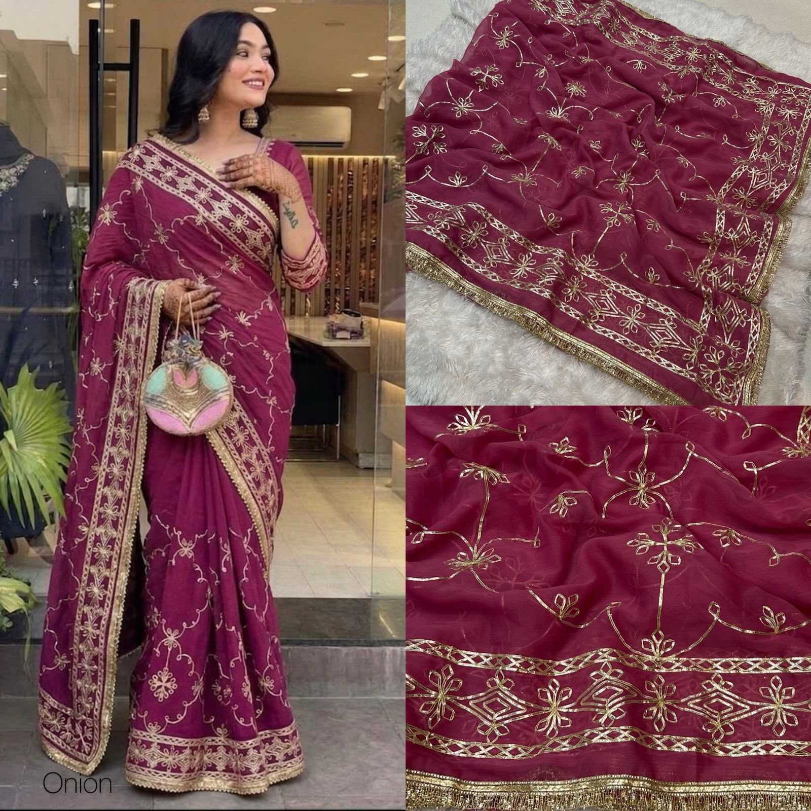 YNF Wholesale Georgette Designer Sarees KESH200 Arshita | Surat Manufacturer