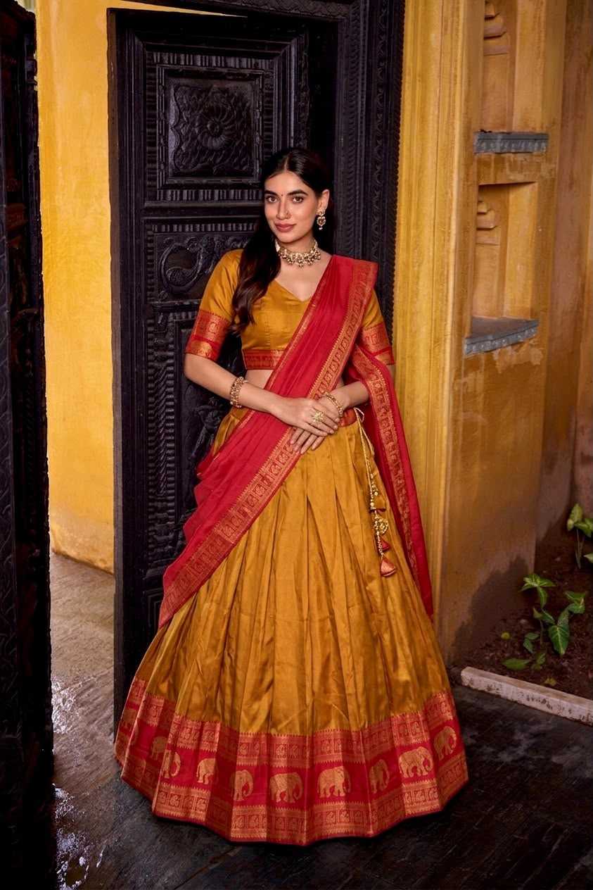 YNF Wholesale Jacquard Traditional Lehenga  | Surat Manufacturer