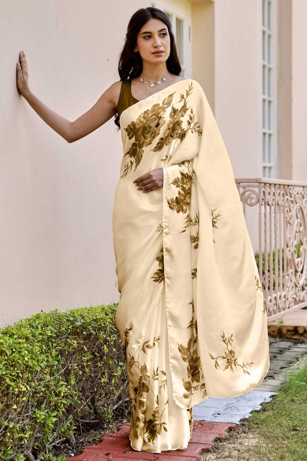 YNF Wholesale Crepe Silk Designer Sarees  | Surat Manufacturer