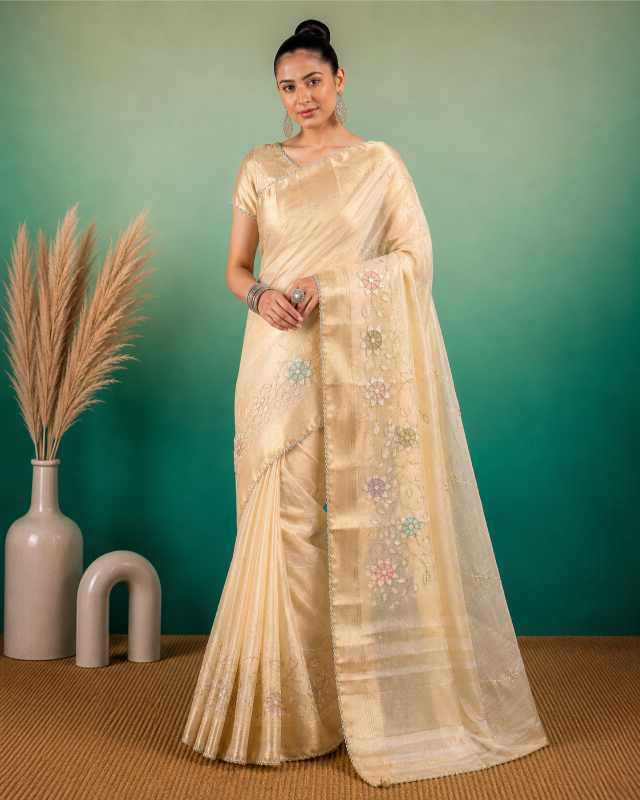 YNF Wholesale Tissue Silk Linen Sarees KESH208 FLORENT | Surat Manufacturer