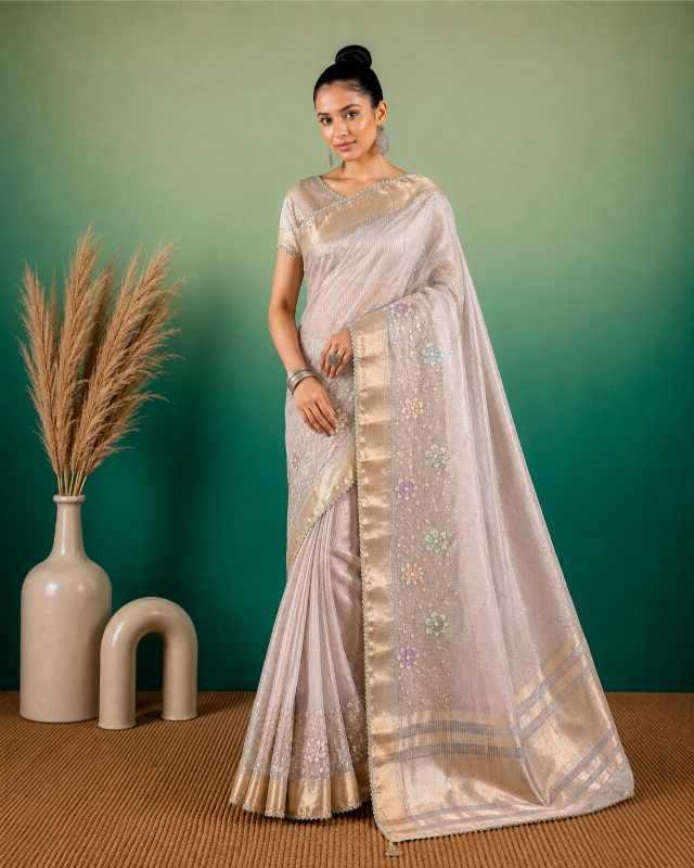 YNF Wholesale Tissue Silk Linen Sarees KESH208 FLORENT | Surat Manufacturer