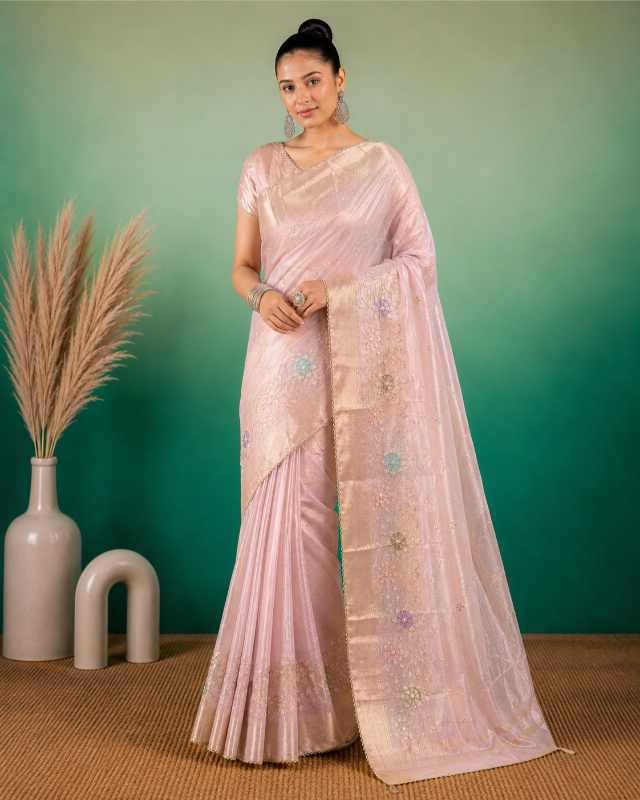 YNF Wholesale Tissue Silk Linen Sarees KESH208 FLORENT | Surat Manufacturer