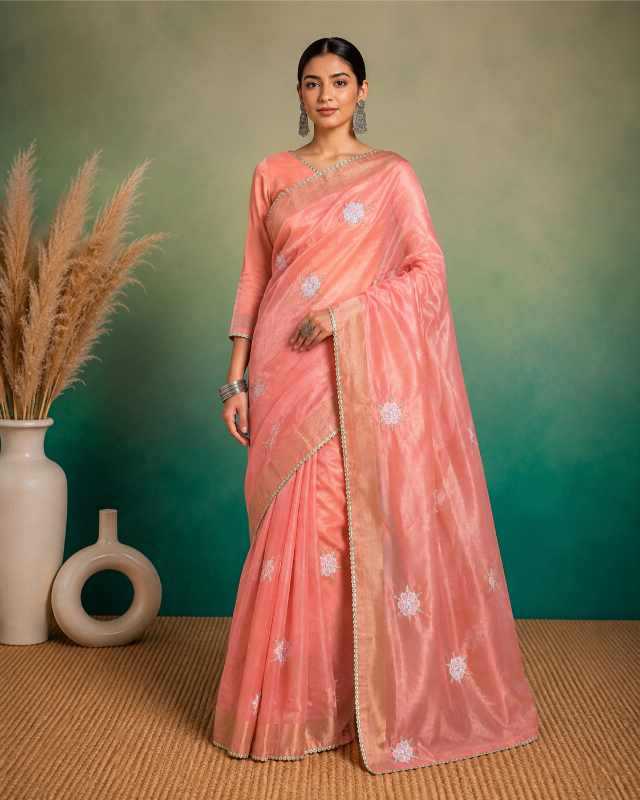 YNF Wholesale Organza Party Wear Sarees KESH208 ROXY | Surat Manufacturer