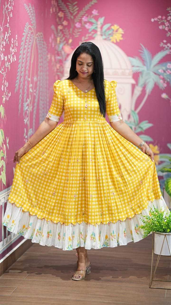 YNF Wholesale Cotton Maxi Dresses KESH210 Inch | Surat Manufacturer