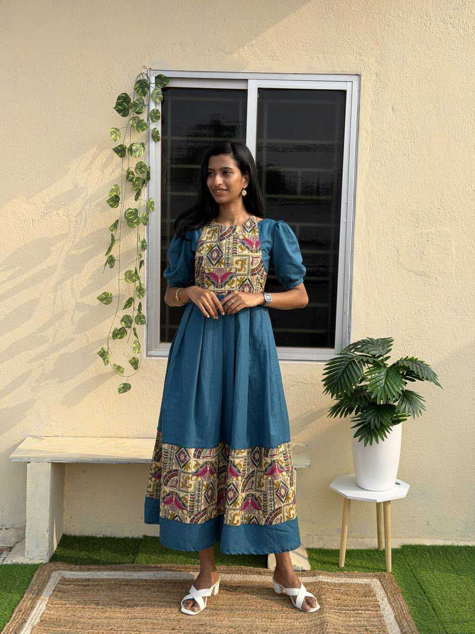 YNF Wholesale Slubby Casual Dresses KESH210 INDU | Surat Manufacturer