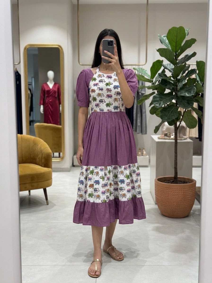 YNF Wholesale Slubby Casual Dresses KESH210 INDU | Surat Manufacturer