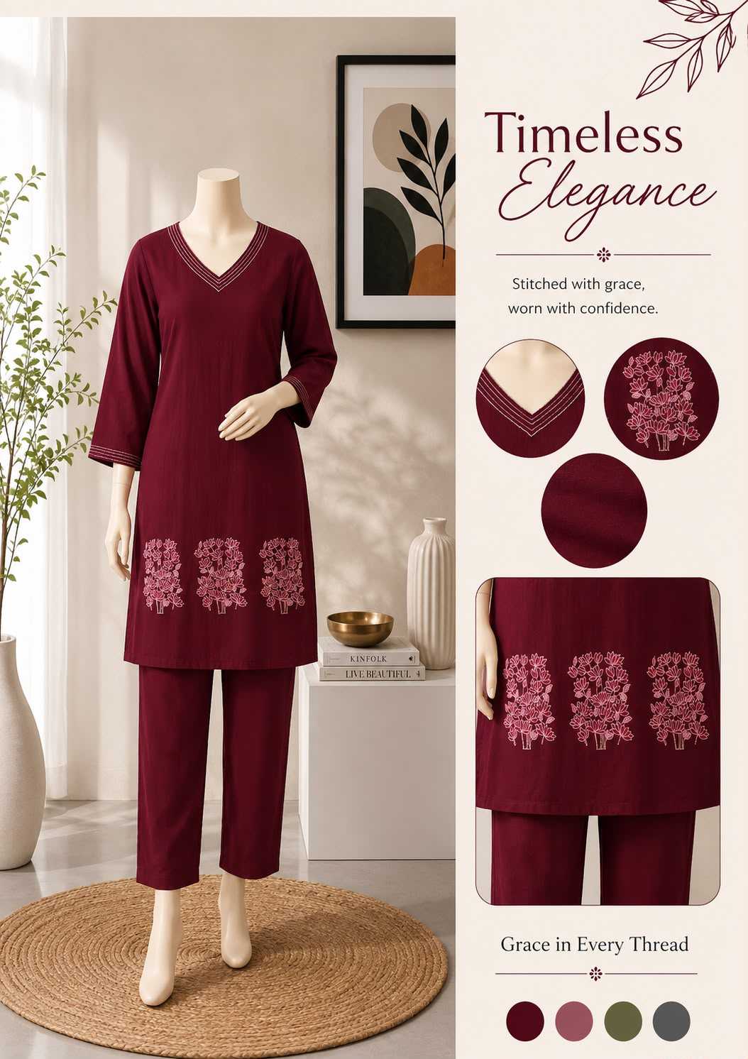 YNF Wholesale Viscose Co-ord Set KESH210 NIHARIKA | Surat Manufacturer