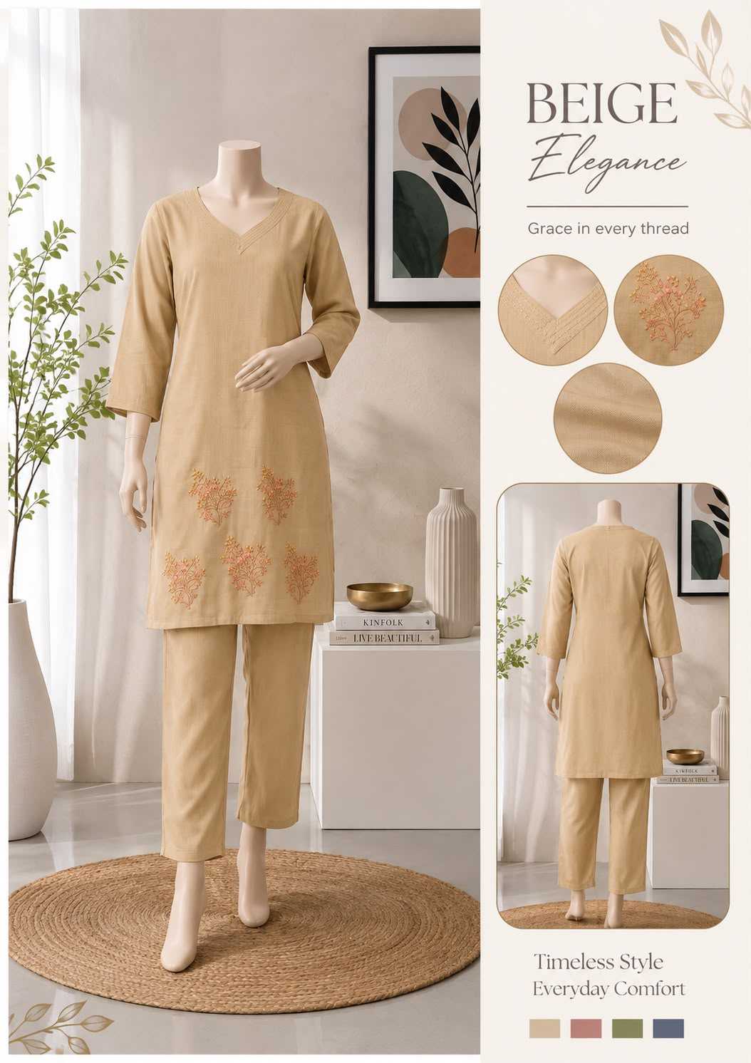 YNF Wholesale Viscose Co-ord Set KESH210 NIHARIKA | Surat Manufacturer