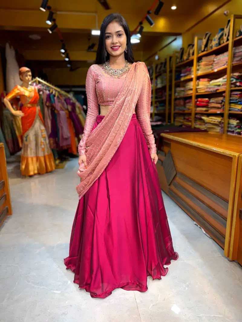YNF Wholesale Rangoli Silk Designer Lehenga KESH210 Pink | Surat Manufacturer