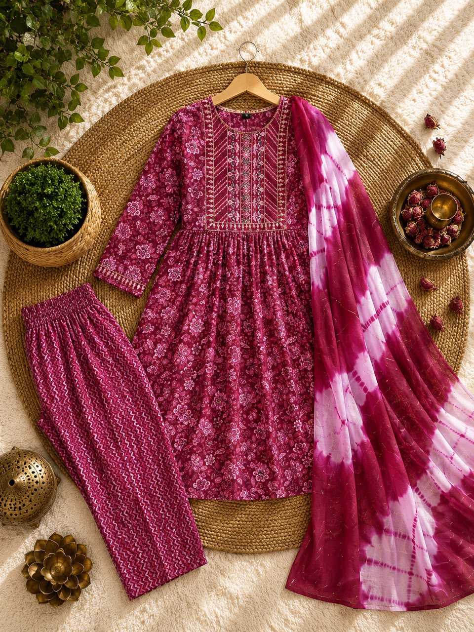 YNF Wholesale Cotton Designer Kurtis KESH210 Pushpa | Surat Manufacturer