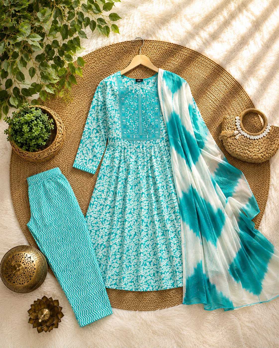 YNF Wholesale Cotton Designer Kurtis KESH210 Pushpa | Surat Manufacturer