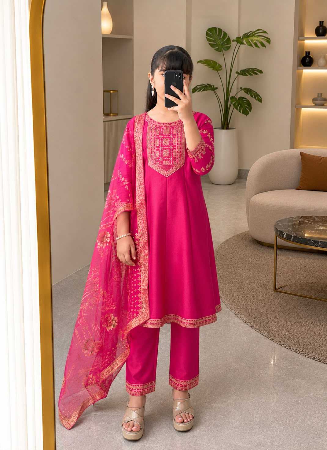 YNF Wholesale Fancy Kids Suit KESH210 Regal Festive Shades | Surat Manufacturer