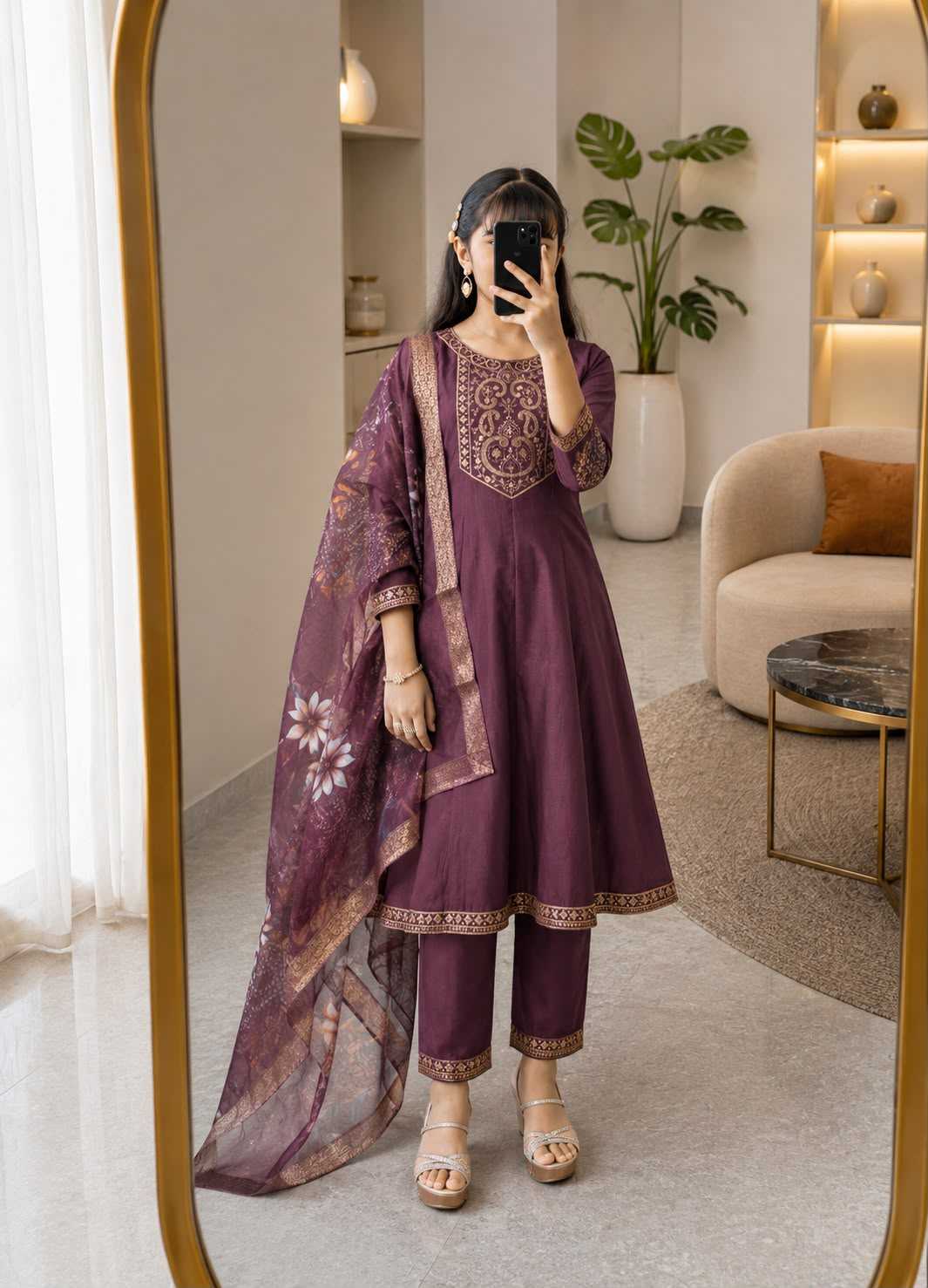 YNF Wholesale Fancy Kids Suit KESH210 Regal Festive Shades | Surat Manufacturer