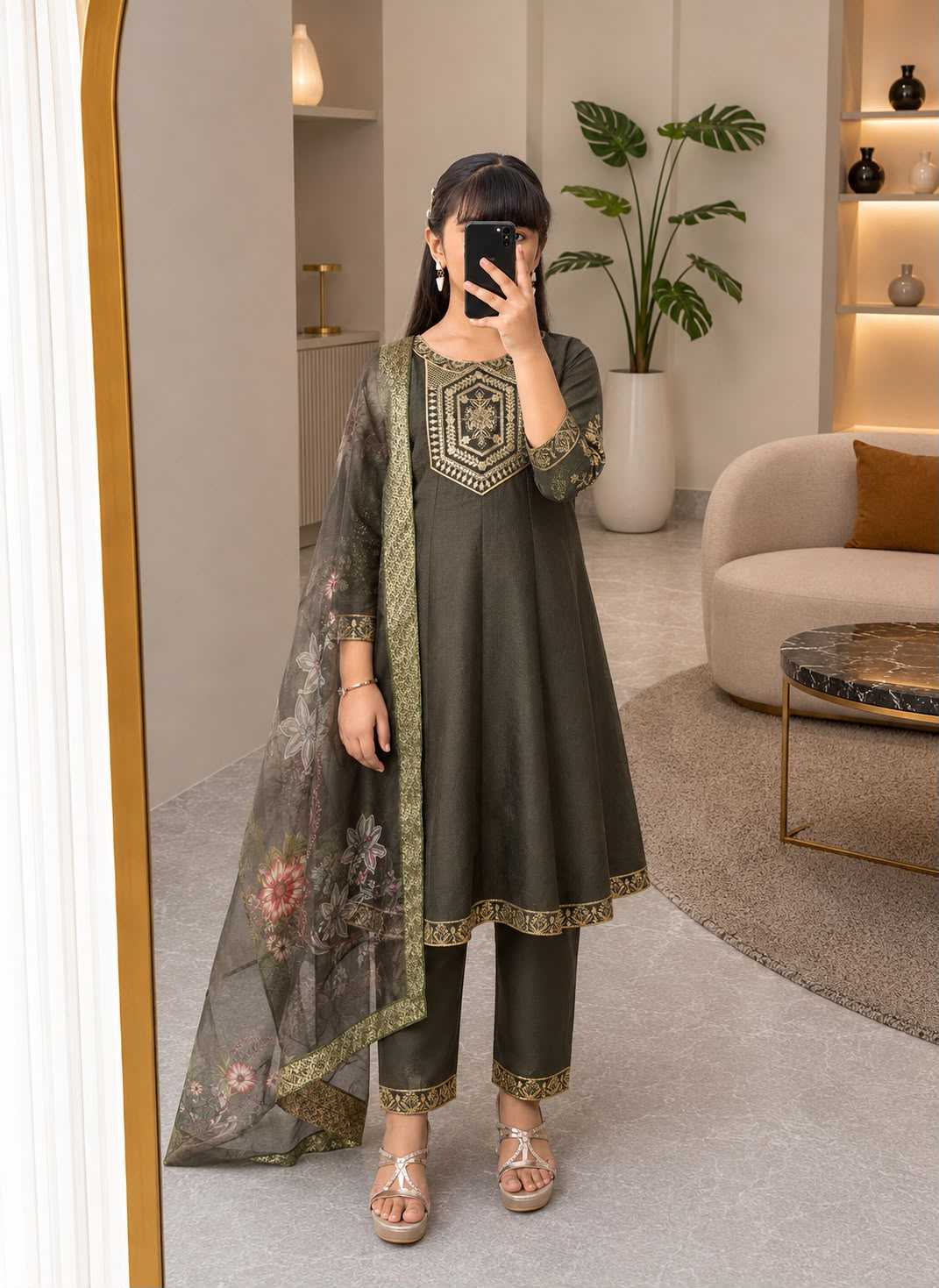 YNF Wholesale Fancy Kids Suit KESH210 Regal Festive Shades | Surat Manufacturer