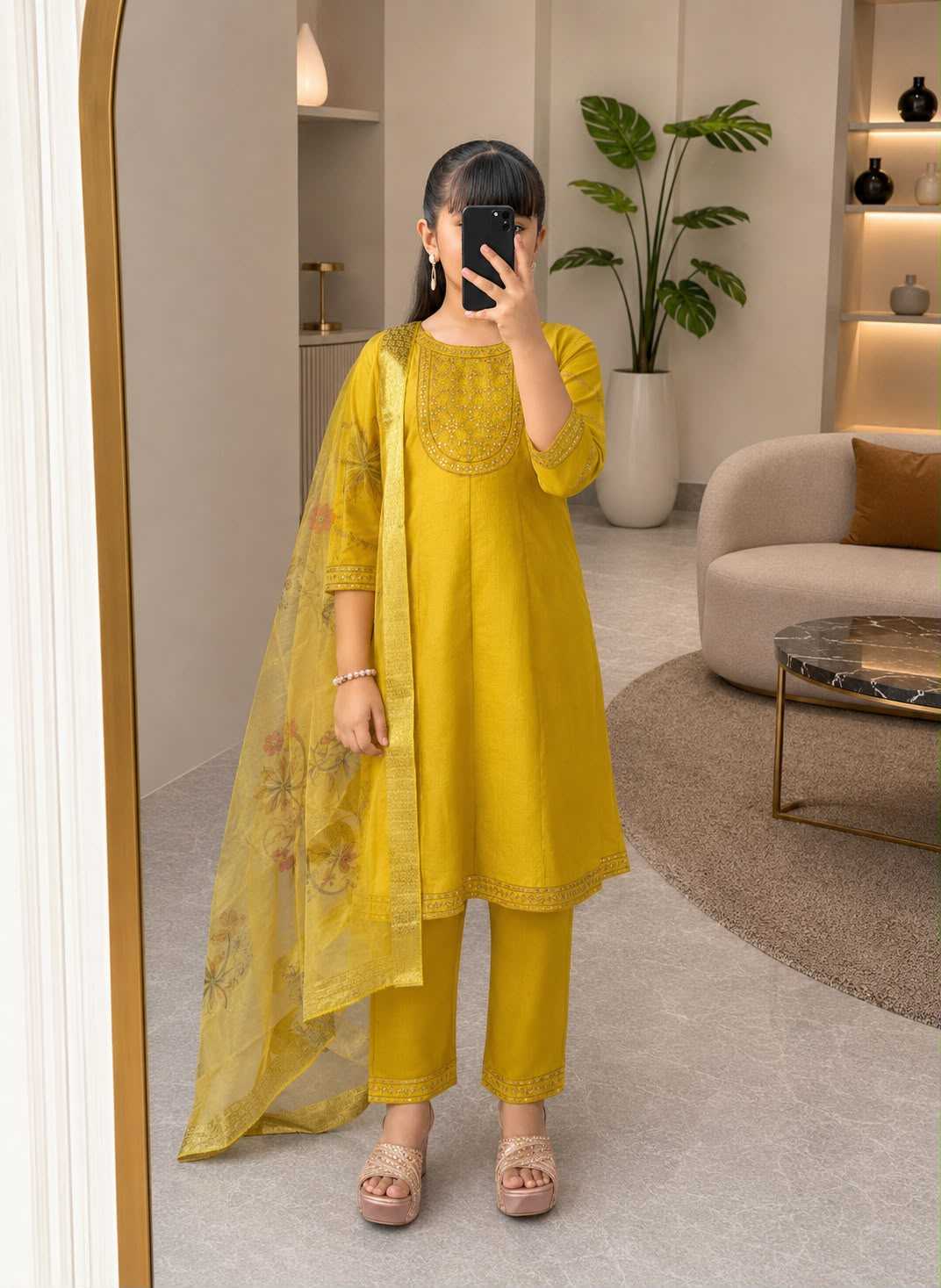 YNF Wholesale Fancy Kids Suit KESH210 Regal Festive Shades | Surat Manufacturer