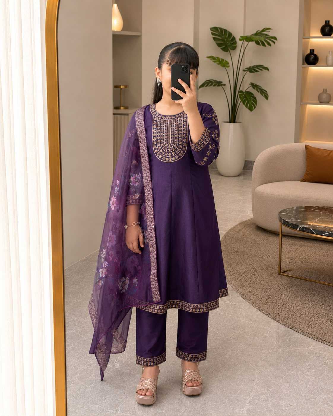 YNF Wholesale Fancy Kids Suit KESH210 Regal Festive Shades | Surat Manufacturer