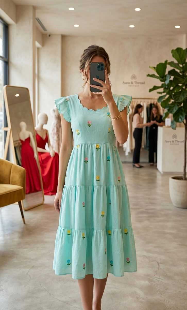 YNF Wholesale Chanderi Cotton Maxi Dresses KESH210 Sia | Surat Manufacturer