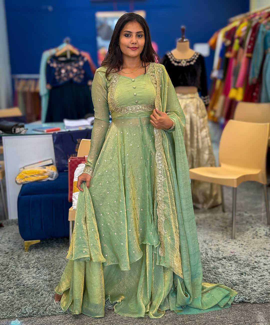 YNF Wholesale Vichitra Silk Party Gowns KESH210 Silk | Surat Manufacturer