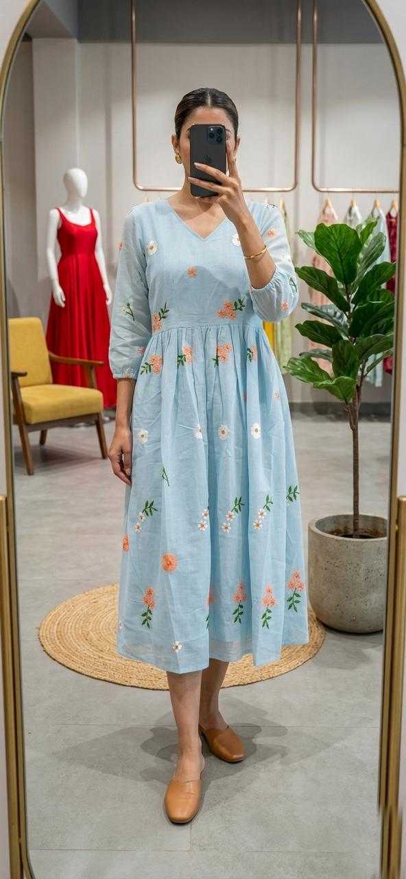 YNF Wholesale Chanderi Cotton Fancy Gowns  | Surat Manufacturer