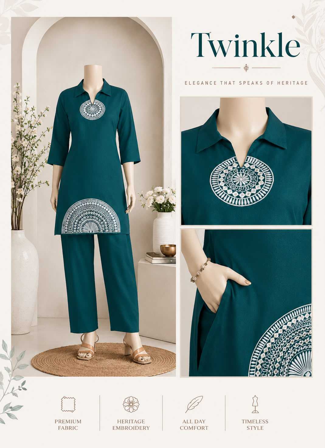 YNF Wholesale Viscose Party Wear Kurtis KESH210 TWINKLE | Surat Manufacturer