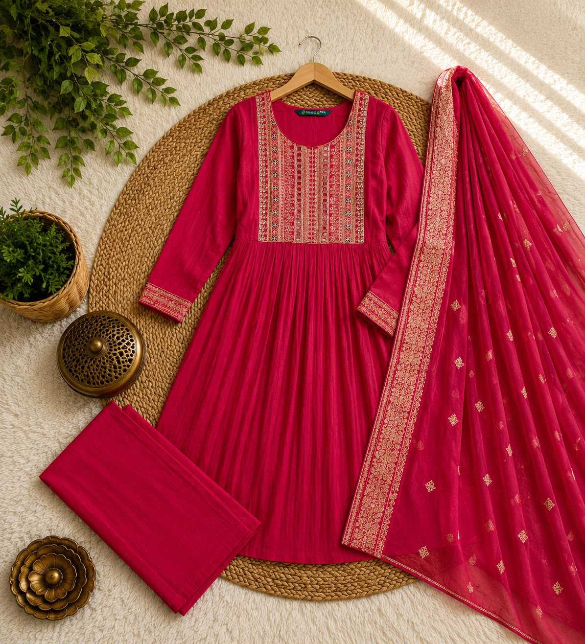 YNF Wholesale Slubby Festive Kurtis KESH210 VEDANSHI | Surat Manufacturer