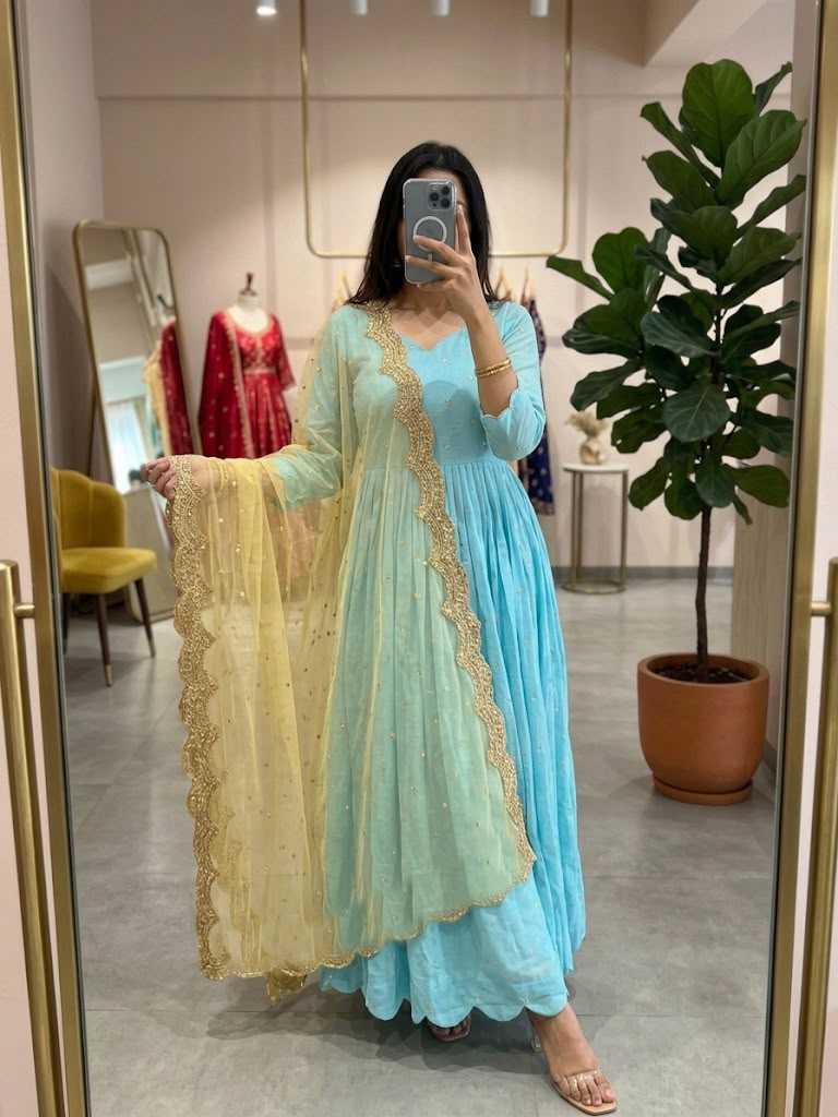 YNF Wholesale Chinon Embroidery Suits KESH210 VEDEHI | Surat Manufacturer