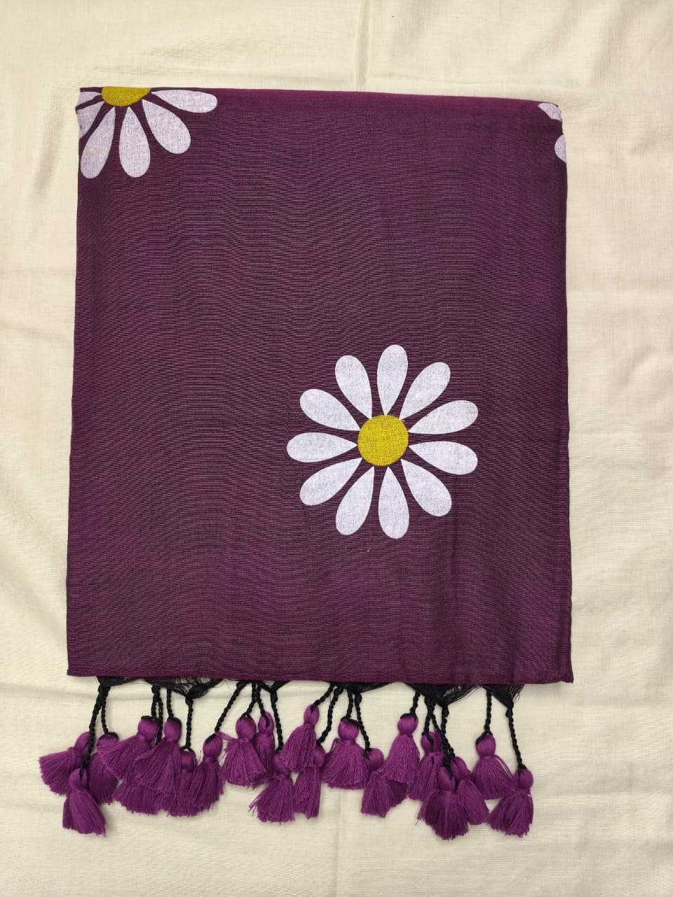 YNF Wholesale Khadi Cotton Hand Printed Saree  | Surat Manufacturer