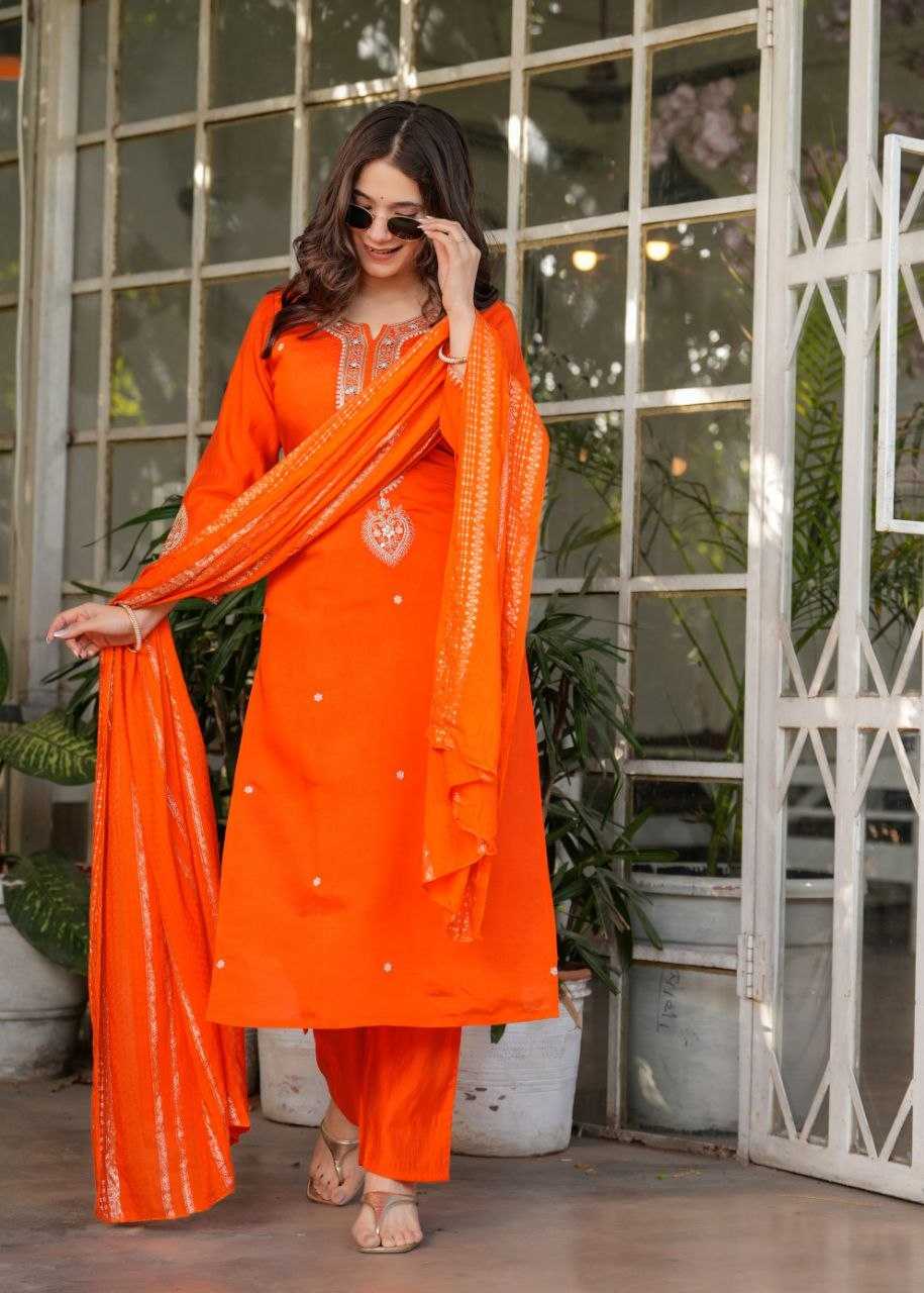 YNF Wholesale Viscose Chanderi Ladies Suits KESH219 610 | Surat Manufacturer
