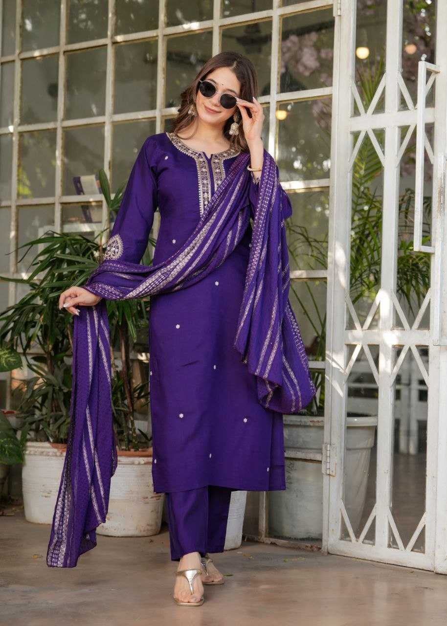 YNF Wholesale Viscose Chanderi Ladies Suits KESH219 610 | Surat Manufacturer