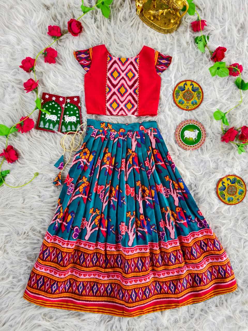 YNF Wholesale Silk Kids Lehenga  | Surat Manufacturer