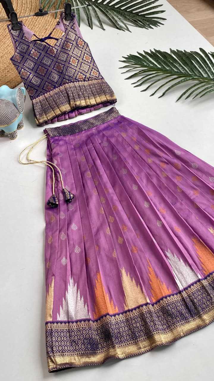 YNF Wholesale Silk Kids Lehenga  | Surat Manufacturer