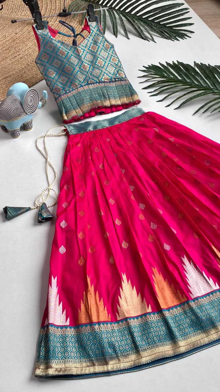 YNF Wholesale Silk Kids Lehenga  | Surat Manufacturer