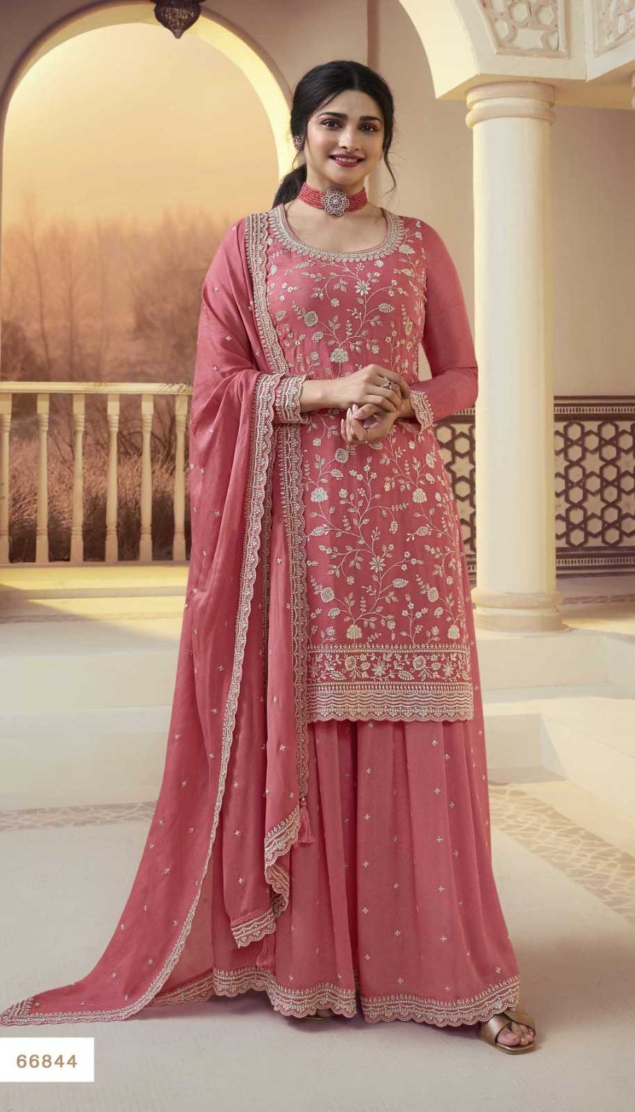 YNF Wholesale Chinon Embroidery Suits  | Surat Manufacturer
