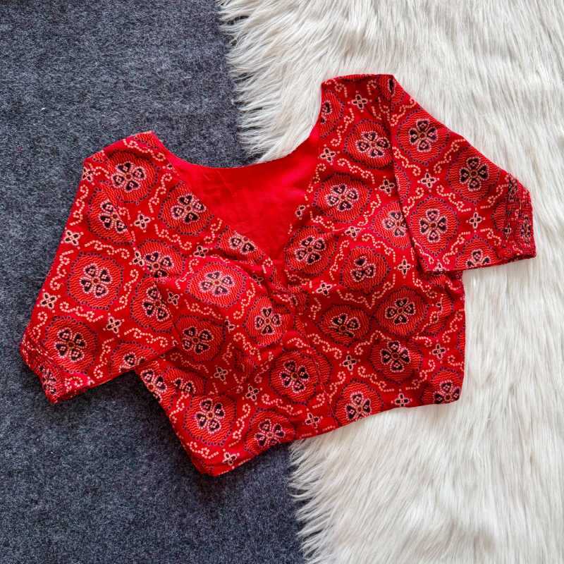 YNF Wholesale Pure Cotton Printed Blouse  | Surat Manufacturer