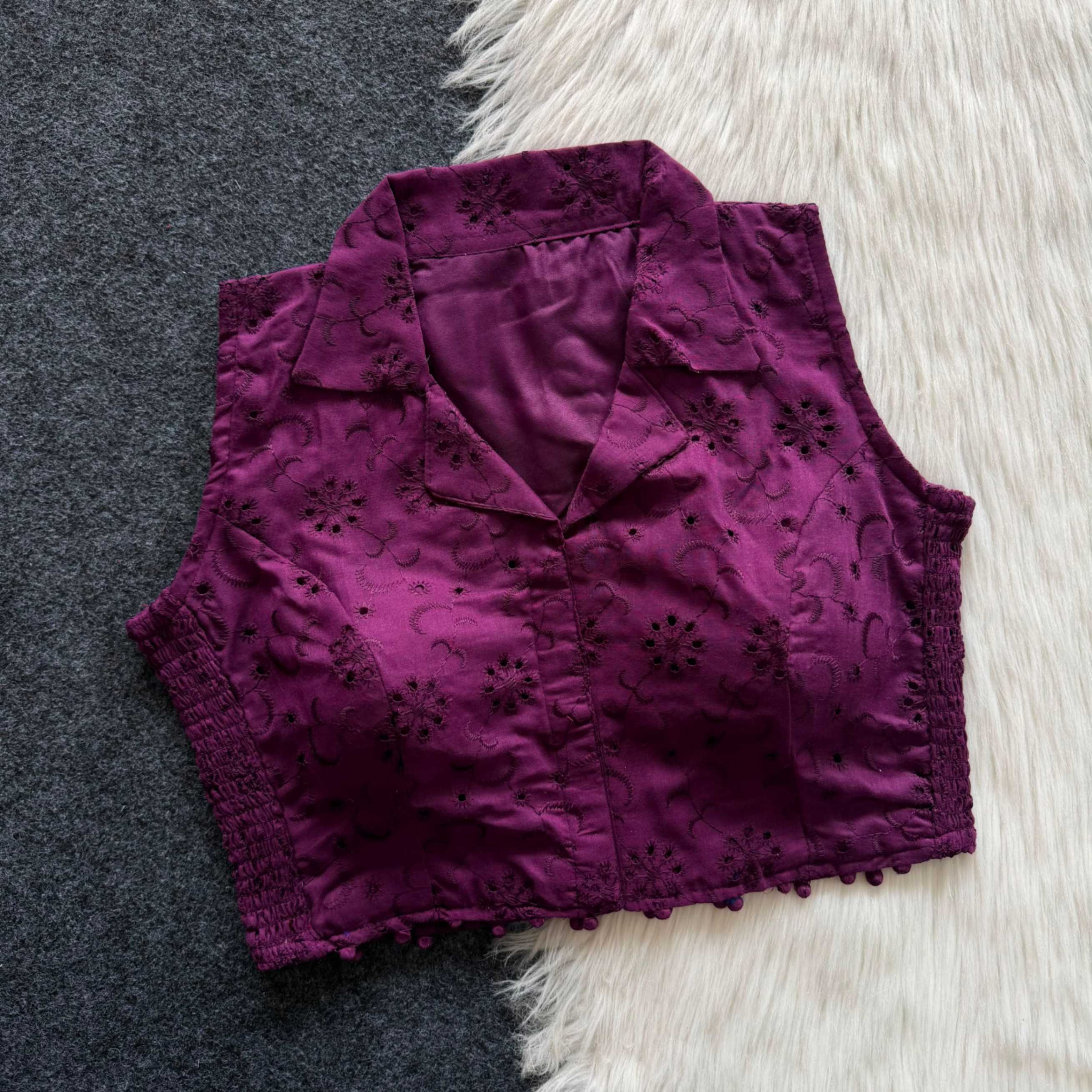YNF Wholesale Hakoba Sleeveless Blouse  | Surat Manufacturer