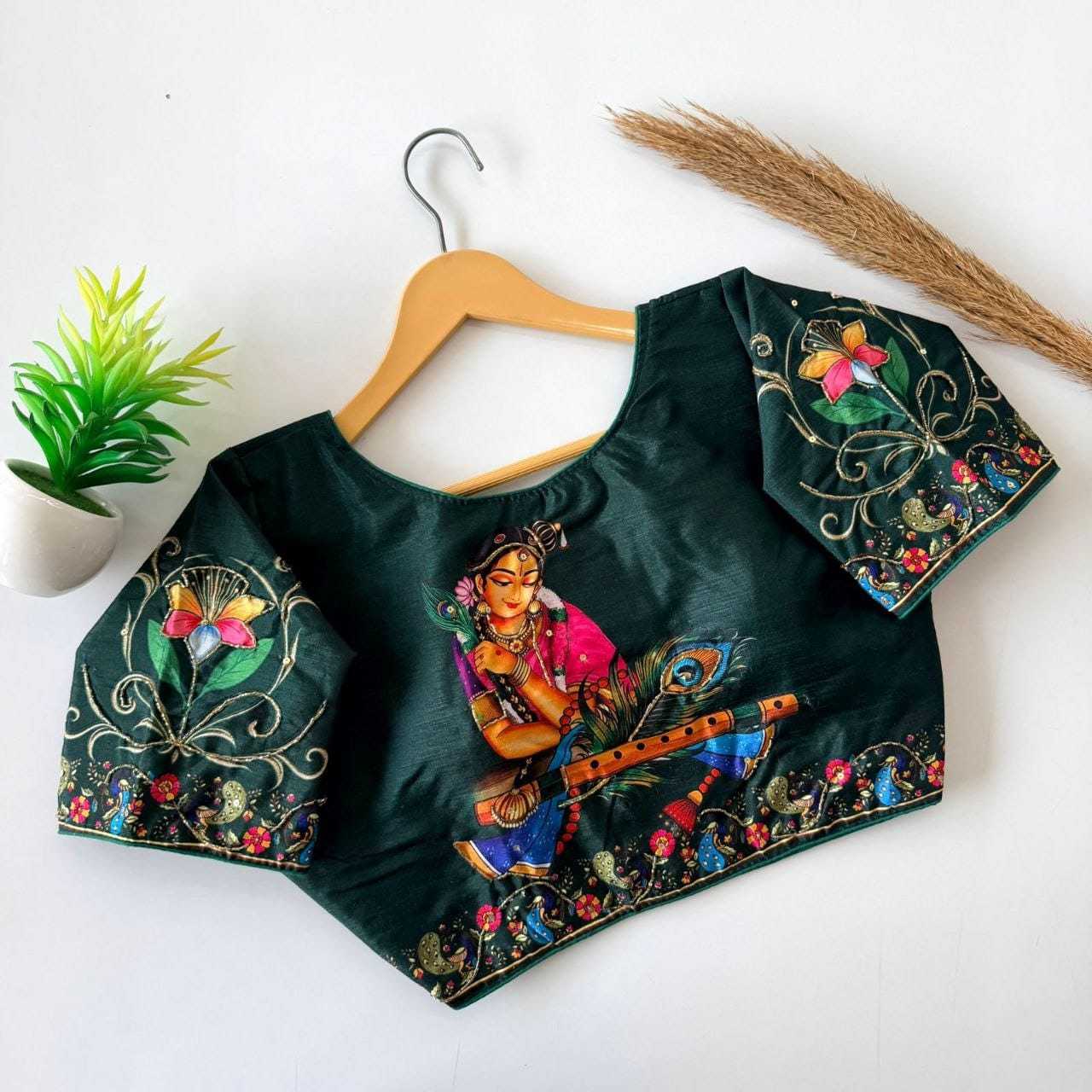 YNF Wholesale Pure Silk Designer Blouse  | Surat Manufacturer