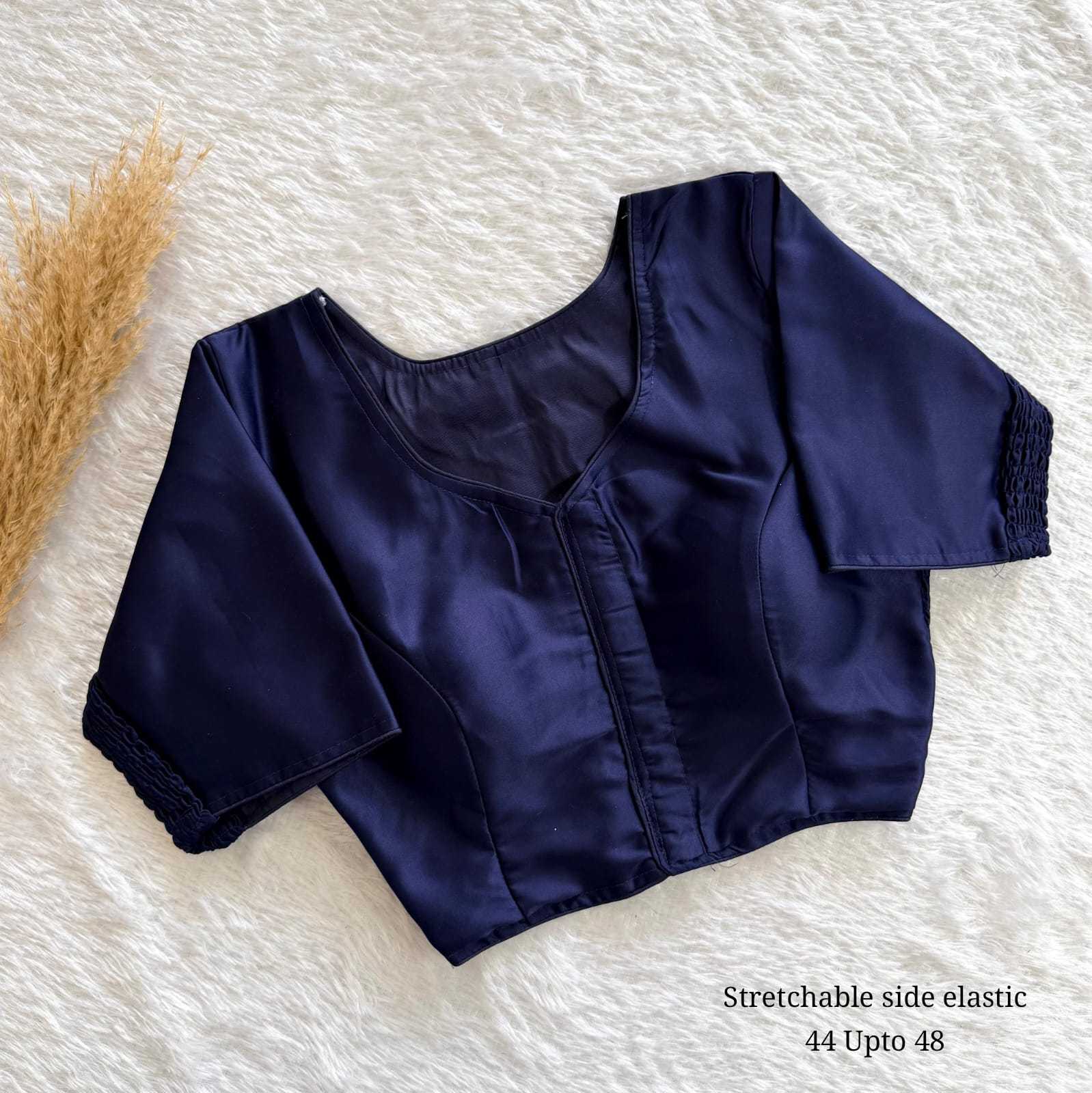 YNF Wholesale Pure Silk Stretchable Blouse  | Surat Manufacturer